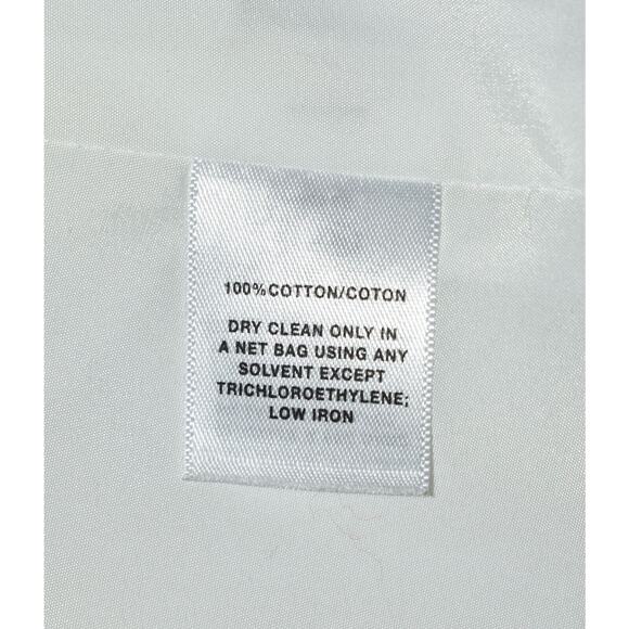 NEW LAFAYETTE 148 White Cotton Single Button Stand Collar Jacket Blazer Size 0 - Picture 6 of 6